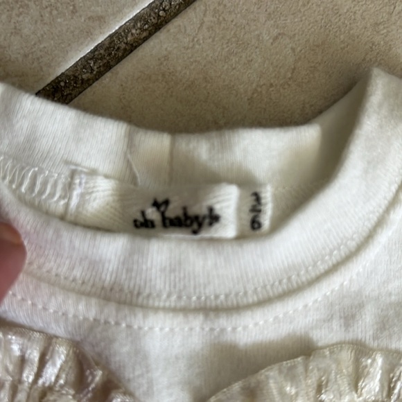 Oh baby! Outfit ivory heart ruffle detail - Picture 4 of 4